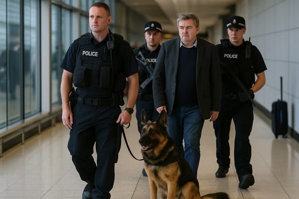 Irish Comedy Writer Arrested At Airport, Security Dogs Trained To Sniff Out Satire